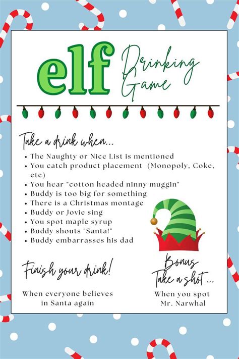 elf drinking game|elf movie party games.